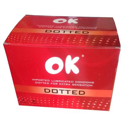 Hộp bao cao su gia đình Ok Deluxe đỏ 100 chiếc