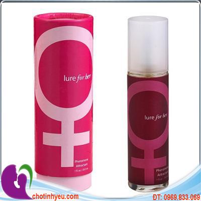 Nước hoa kích thích tình dục nam giới Lure for her cao cấp